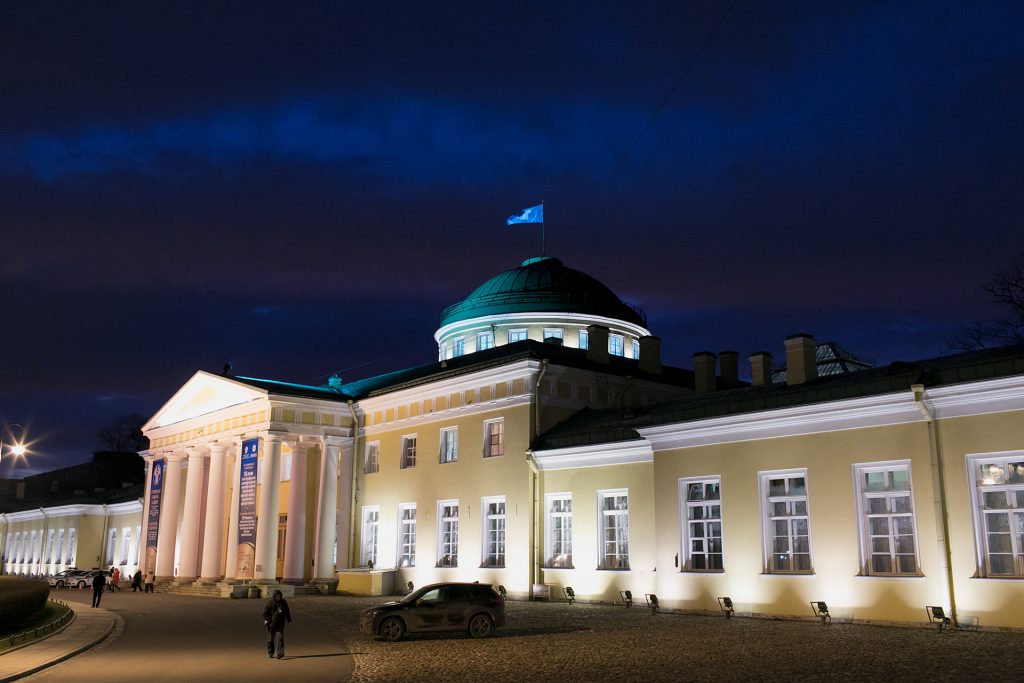 Wide view of an official assembly room